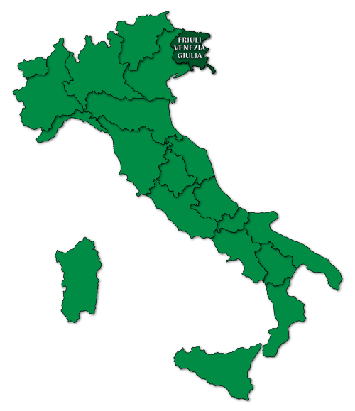 friuli venezia giulia map